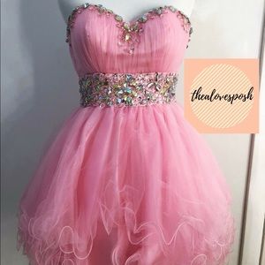 Light Pink Tutu Short Dress 💖